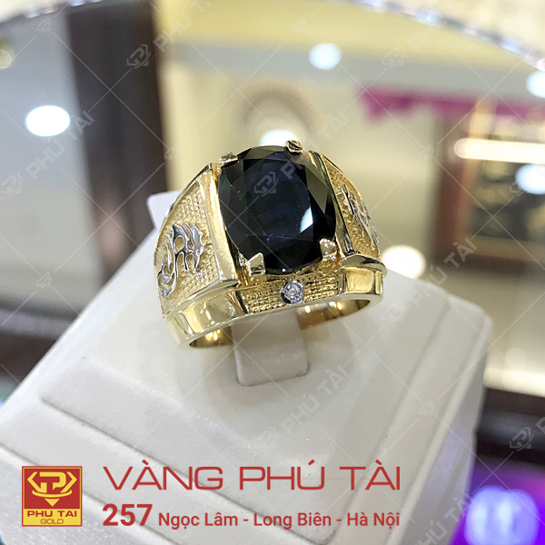 Nhẫn nam gắn đá bán quý