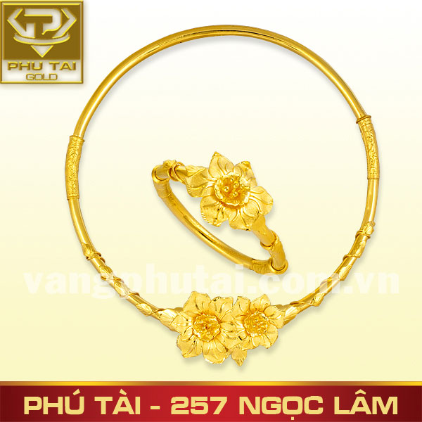 Bộ kiềng vòng cuốn hoa