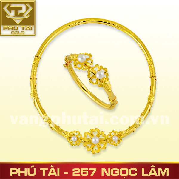 Bộ Kiềng vòng gắn đá