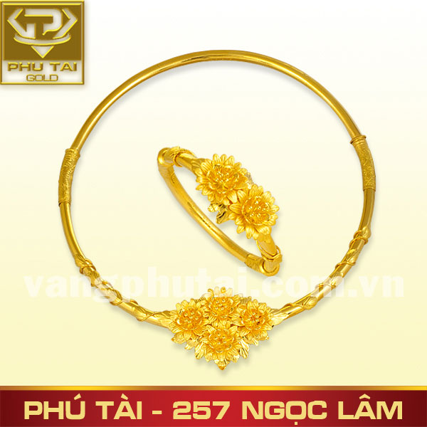 Bộ kiềng vòng cuốn hoa