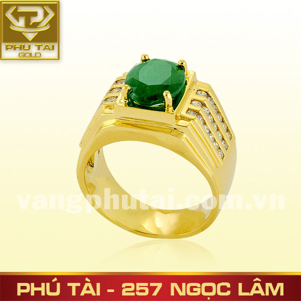 Nhẫn nam gắn đá