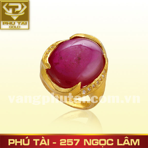 Nhẫn nữ gắn đá Ruby