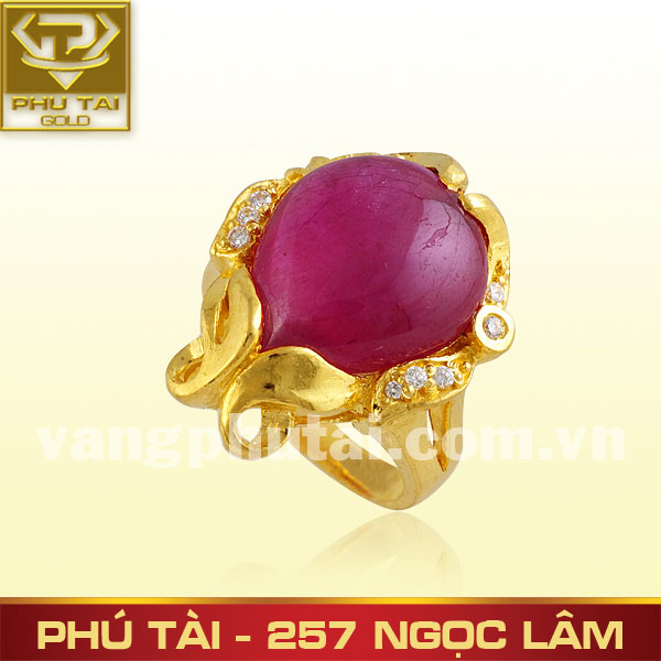 Nhẫn nữ gắn đá Ruby