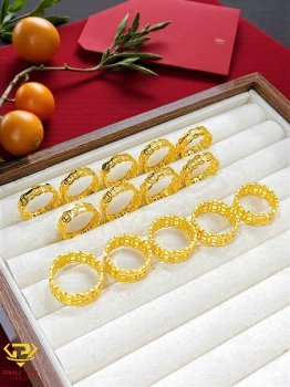 Nhẫn kim tiền vàng ta (mã NKT 1152)