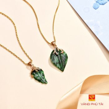Dây nữ vàng tây nạm ngọc cẩm thạch