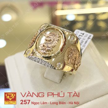 Nhẫn nam gắn đá