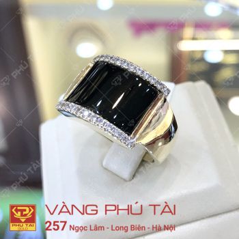 Nhẫn nam gắn đá