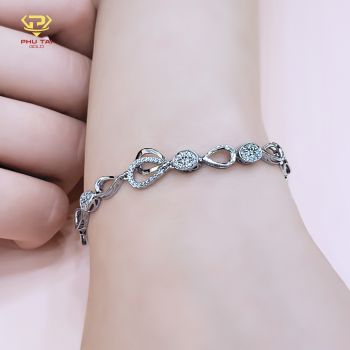 Lắc nữ vàng trắng