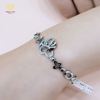 Lắc nữ vàng trắng