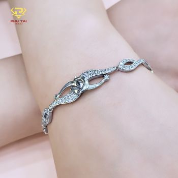 Lắc nữ vàng trắng