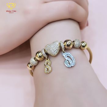 Vòng Pandora vàng màu