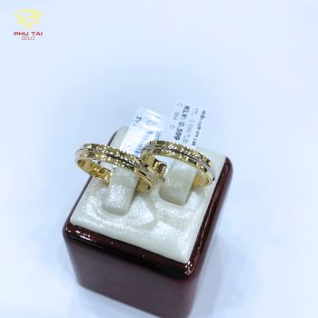 Nhẫn cưới vàng màu