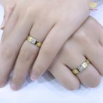 Nhẫn cưới vàng màu