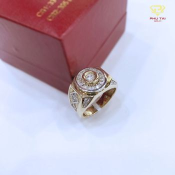 Nhẫn nam vàng màu