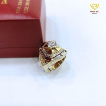 Nhẫn nam vàng màu