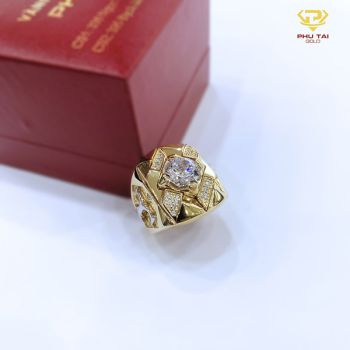 Nhẫn nam vàng màu
