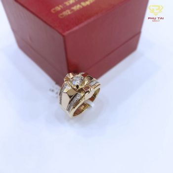 Nhẫn nam vàng màu