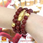 Charm kết dây vàng 24K