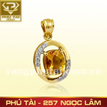 Mặt dây gắn đá