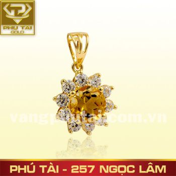 Mặt dây gắn đá