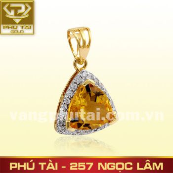 Mặt dây gắn đá