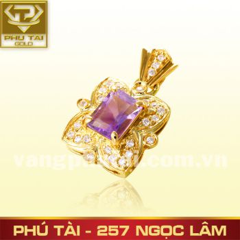 Mặt dây gắn đá