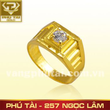 Nhẫn nam gắn đá