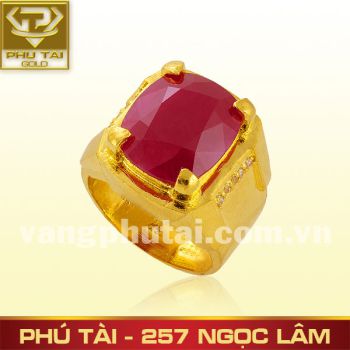 Nhẫn nam gắn đá