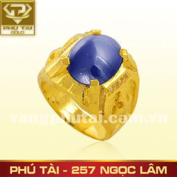 Nhẫn nam gắn đá