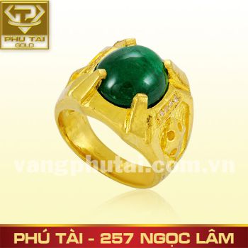 Nhẫn nam gắn đá