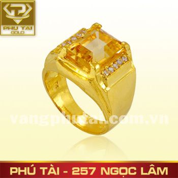 Nhẫn nam gắn đá