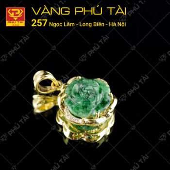 Mặt dây gắn Ngọc cẩm thạch